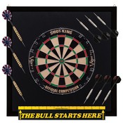 Viper Shot King Sisal Dartboard, Dartboard Backboard, 