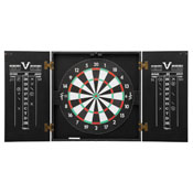 Viper Hideaway Dartboard Cabinet With Reversible Traditional And Baseball Dartboard, 40-0375