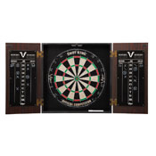 Viper Stadium Dartboard Cabinet With Shot King Sisal Dartboard, 40-0376