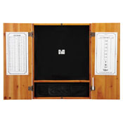 Viper Metropolitan Oak Steel Tip Dartboard Cabinet, 40-0402