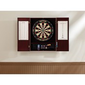 Viper Metropolitan Mahogany Steel Tip Dartboards Cabinet, 40-0403