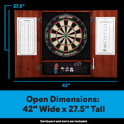 Viper Metropolitan Cinnamon Steel Tip DartboardsCabinet, 40-0405
