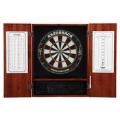 Viper Razorback Sisal Dartboard & Metropolitan Cinnamon Cabinet, 40-1021