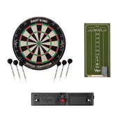 Viper Shot King Dartboard, Small Cricket Chalk Scoreboard, and Throw Line Light, 40-9002