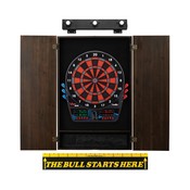 Viper Orion Electronic Dartboard, Metropolitan Espresso Cabinet, Throw Line Marker & Shadow Buster Dartboard Light Bundle, 40-9149