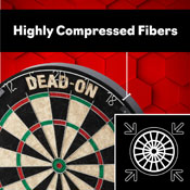 Viper Dead-On Bristle Dartboard, 42-6004