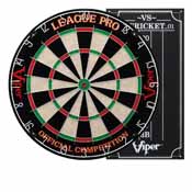 Viper League Pro Sisal Dartboard Starter Kit, 42-6011