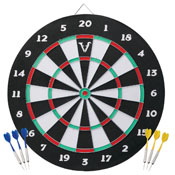 Viper Double Play Coiled Paper Fiber Dartboard With Darts, 42-6014