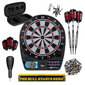 Viper 787 Electronic Dartboard, Pitbull Soft Tip Darts, 50ct Dart Tips, 