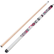 Viper Underground Pink Bones Junior Billiard/Pool Cue Stick, 50-0406