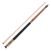 Viper Sinister Black and White Wrap with Brown Stain Billiard/Pool Cue Stick, 50-1252