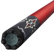 Viper Sinister Series Cue with Red Diamonds, 50-1351