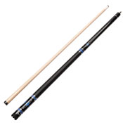 Viper Sinister Black Faux Leather Wrap Billiard/Pool Cue Stick, 50-1401