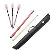 Fat Cat Pink Lady Soft Tip Darts 16 Grams, Viper Junior Pink Lady Cue, and Casemaster Cono Case, 50-9918