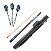 Viper Underground Rock & Roll Soft Tip Darts 18 Grams, Viper Underground Rock & Roll Cue, and Casemaster Q-Vault Supreme Black Cue Case, 50-9922