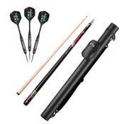 Viper Vanity Dart Bitch Steel Tip Darts 22 Grams, Viper Underground Pool Bitch Cue, and Casemaster Q-Vault Supreme Black Cue Case, 50-9929