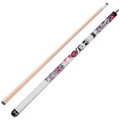 Viper Underground Jr Pink Bones Cue and Casemaster Cono Case, 50-9983