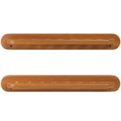 Viper Traditional Oak 8 Cue Wall Cue Rack, 52-0115