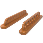 Viper Traditional Oak 8 Cue Wall Cue Rack, 52-0115