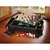 Mainstreet Classics Chess - Checkers - Backgammon - Chinese Checkers, 55-0207