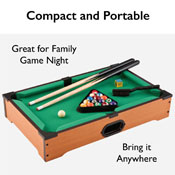 Mainstreet Classics Table Top Billiards, 55-0501
