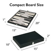 Mainstreet Classics Classic 15" Backgammon Set, 55-0619
