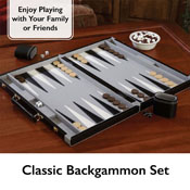 Mainstreet Classics 22.5" Backgammon Set, 55-0709