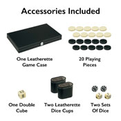 Mainstreet Classics Classic 18" Backgammon Set, 55-0919