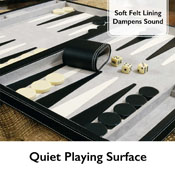 Mainstreet Classics Classic 18" Backgammon Set, 55-0919
