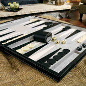 Mainstreet Classics Classic 18" Backgammon Set, 55-0919