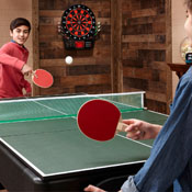 Fat Cat Original 3-in-1 7' Pockey Multi-Game Table Red, 64-1053