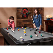 Fat Cat Original 3-in-1 7' Pockey Multi-Game Table Grey, 64-1055