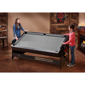 Fat Cat Original 3-in-1 7' Pockey Multi-Game Table Grey, 64-1055