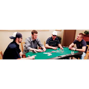 Fat Cat Folding Texas Hold'Em Poker Table, 64-2039