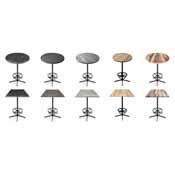 216 - Black Wrinkle Indoor-Outdoor Tables
