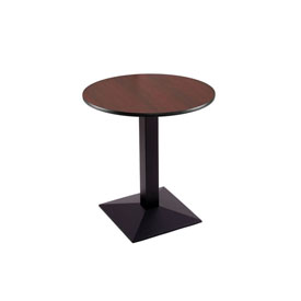 30" 217 Black Table with 24" Diameter Top by Holland Bar Stool, 21730BW24R