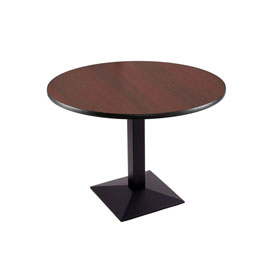 30" 217 Black Table with 36" Diameter Top by Holland Bar Stool, 21730BW36R