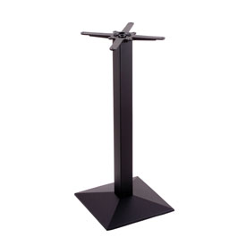 217 Black Cast Iron Counter Height Base with Square Foot by Holland Bar Stool Company, 21736BW