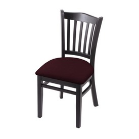 3120 18" Chair with Black Finish and Canter Bordeaux Seat, 312018Blk005
