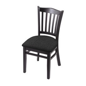 3120 18" Chair with Black Finish and Graph Coal Seat, 312018Blk018