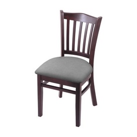 3120 18" Chair with Dark Cherry Finish and Canter Folkstone Grey Seat, 312018DC007