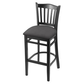 3120 25" Counter Stool with Black Finish and Canter Storm Seat, 312025Blk004