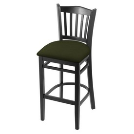 3120 25" Counter Stool with Black Finish and Canter Pine Seat, 312025Blk010