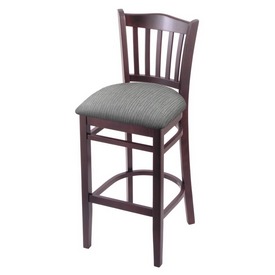 3120 30" Bar Stool with Dark Cherry Finish and Graph Alpine Seat, 312030DC020
