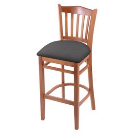 3120 25" Counter Stool with Medium Finish and Canter Storm Seat, 312025Med004