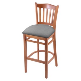 3120 25" Counter Stool with Medium Finish and Canter Folkstone Grey Seat, 312025Med007