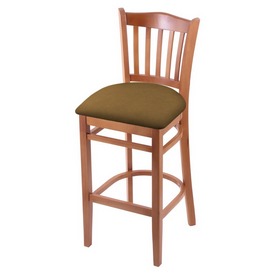 3120 30" Bar Stool with Medium Finish and Canter Saddle Seat, 312030Med012