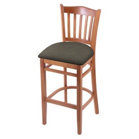 3120 30" Bar Stool with Medium Finish and Graph Chalice Seat, 312030Med019