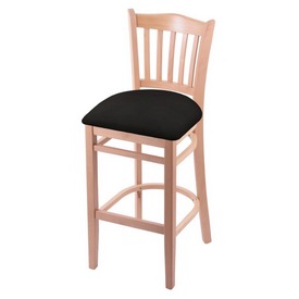 3120 25" Counter Stool with Natural Finish and Canter Espresso Seat, 312025Nat003