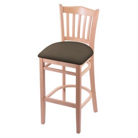 3120 30" Bar Stool with Natural Finish and Canter Earth Seat, 312030Nat006